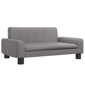 vidaXL Pel&iacute;&scaron;ek pro psy &scaron;ed&yacute; 70 x 45 x 30 cm uměl&aacute; kůže