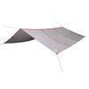 vidaXL Kempingov&aacute; plachta &scaron;ed&aacute; a oranžov&aacute; 420 x 440 cm nepromokav&aacute;