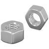 vidaXL Hex ka&scaron;tanov&eacute; matice 2 pcs Stř&iacute;brn&aacute; m8 Kov