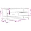 vidaXL TV skř&iacute;ňka &scaron;ed&aacute; sonoma 100x34,5x40 cm kompozitn&iacute; dřevo a kov
