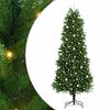 vidaXL V&aacute;nočn&iacute; stromeček s 300 LED diodami s stojanem Zelen&aacute; 240 cm PE