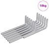 vidaXL &Scaron;estihrann&yacute; kl&iacute;č 4675 ks Stř&iacute;brn&aacute; 20 x 52 mm Ocel