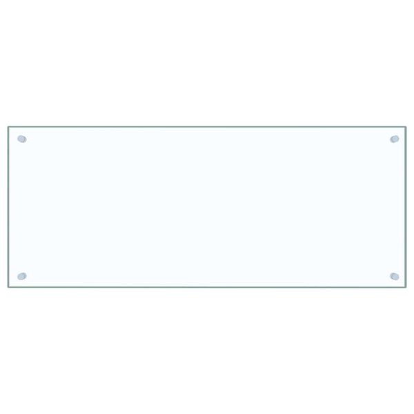 vidaXL Kuchyňský panel průhledný 100 x 40 cm tvrzené sklo