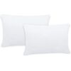 vidaXL Polštářové výplně 2 ks 50 x 30 cm bílé