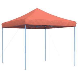 vidaXL Skl&aacute;dac&iacute; party stan pop-up terakota 292 x 292 x 315 cm