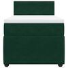 vidaXL Box spring postel s matrac&iacute; tmavě zelen&aacute; 100x200 cm samet