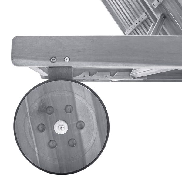 vidaXL Zahradn&iacute; leh&aacute;tko pro 2 osoby s podu&scaron;kou &scaron;ed&eacute; masivn&iacute; ak&aacute;cie