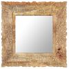 vidaXL Zrcadlo 50 x 50 cm masivn&iacute; mangovn&iacute;kov&eacute; dřevo