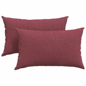 vidaXL Pohovkov&eacute; pol&scaron;t&aacute;ře 2 pcs V&iacute;no Červen&eacute; 50 x 30 cm textil