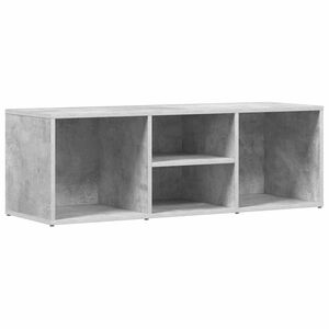 vidaXL Botn&iacute;kov&aacute; lavice betonově &scaron;ed&aacute; 102x35x35cm kompozitn&iacute; dřevo
