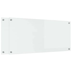 vidaXL Kuchyňská zástěna 2 pcs Transparentní 110 x 50 cm tvrzené sklo