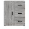 vidaXL Skř&iacute;ň highboard &scaron;ed&aacute; sonoma 69,5 x 34 x 180 cm kompozitn&iacute; dřevo