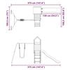 vidaXL Dětsk&eacute; hři&scaron;tě na zahradu masivn&iacute; borov&eacute; dřevo
