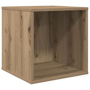 vidaXL Krabice na vinylov&aacute; alba Dub artisan 37 x 36,5 x 38 cm