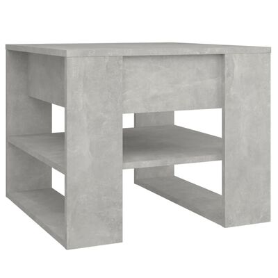vidaXL Konferenční stolek betonově šedý 55,5x55x45 cm kompozitní dřevo