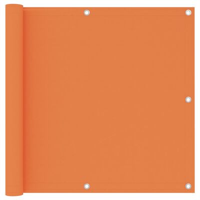 vidaXL Balkónová zástěna oranžová 90 x 400 cm oxfordská látka