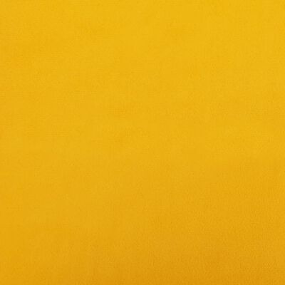vidaXL Podnožka žlutá 78 x 56 x 32 cm samet