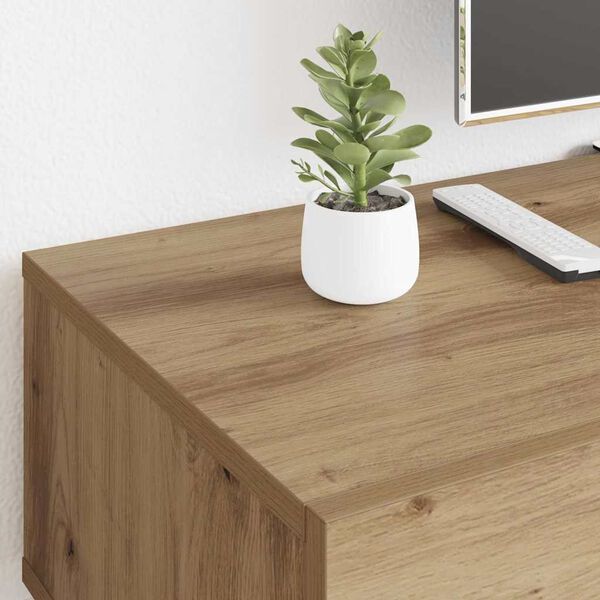 vidaXL Televizn&iacute; skř&iacute;ň dub artisan 150 x 36 x 30 cm Kompozitn&iacute; dřevo