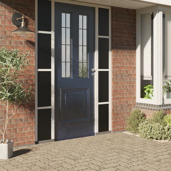 vidaXL Okenn&iacute; f&oacute;lie statick&aacute; matn&aacute; čern&aacute; 90 x 2 000 cm PVC