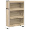 vidaXL Knihovna 80 x 30 x 121 cm Kompozitn&iacute; dřevo Sonoma