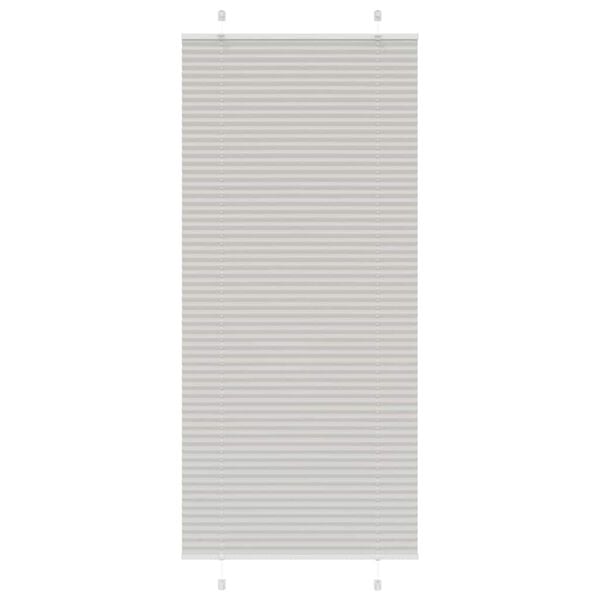 vidaXL Plisovan&aacute; roleta světle &scaron;ed&aacute; 100x200cm &Scaron;&iacute;řka l&aacute;tky 99,4cm