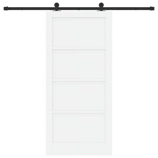 vidaXL Posuvn&eacute; dveře ORKDAL B&iacute;l&aacute; 93 x 202 cm Masivn&iacute; borov&eacute; dřevo