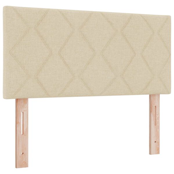 vidaXL Čelo postele Kr&eacute;mov&aacute; 90 cm textil