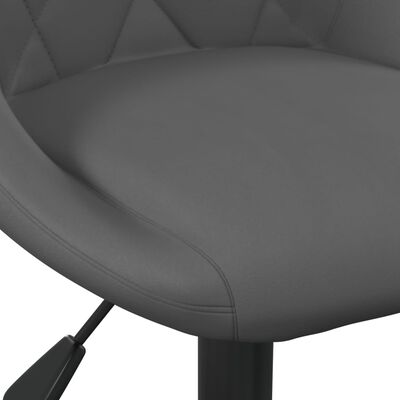 vidaXL Barová židle tmavě šedá samet