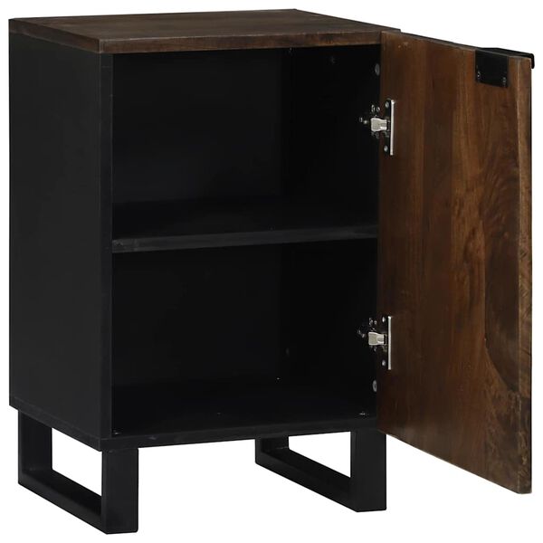 vidaXL Skříňka pod umyvadlo s policí Vlašský ořech 38 x 33,5 x 58 cm