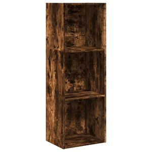 vidaXL Knihovna kouřov&yacute; dub 40 x 30 x 114 cm kompozitn&iacute; dřevo