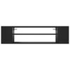 vidaXL Závěsná TV skříňka černá 100 x 30 x 26,5 cm dřevotříska