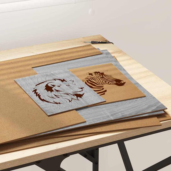 vidaXL Dekoračn&iacute; panely 12 pcs &Scaron;ed&aacute; Sonoma 40 x 60 x 0,27 cm