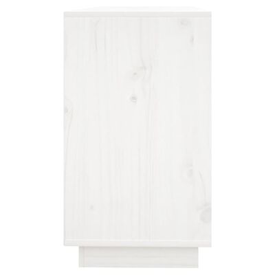 vidaXL Příborník bílý 111 x 34 x 60 cm masivní borové dřevo