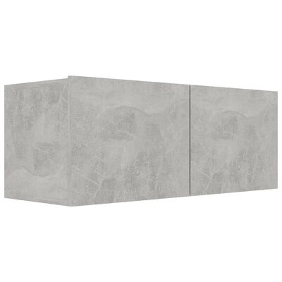 vidaXL TV skříňky 3 ks betonově šedé dřevotříska