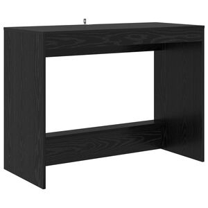 vidaXL Postelov&yacute; stůl Čern&yacute; dub Kompozitn&iacute; dřevo 100 x 45 x 75 cm
