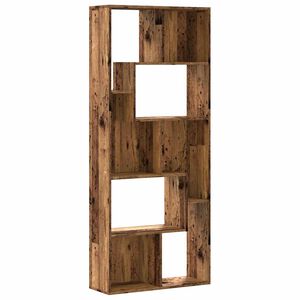 vidaXL Knihovna old wood 67 x 24 x 161 cm kompozitn&iacute; dřevo