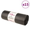 vidaXL Pytle na odpadky 150 ks čern&eacute; 240 l