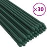 vidaXL Tyčky k rostlin&aacute;m 30 ks zelen&eacute; 150 cm ocel