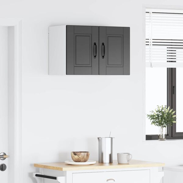 vidaXL Kuchyňsk&aacute; skř&iacute;ň 2 pcs Čern&aacute; 30 x 31 x 40 cm kompozitn&iacute; dřevo