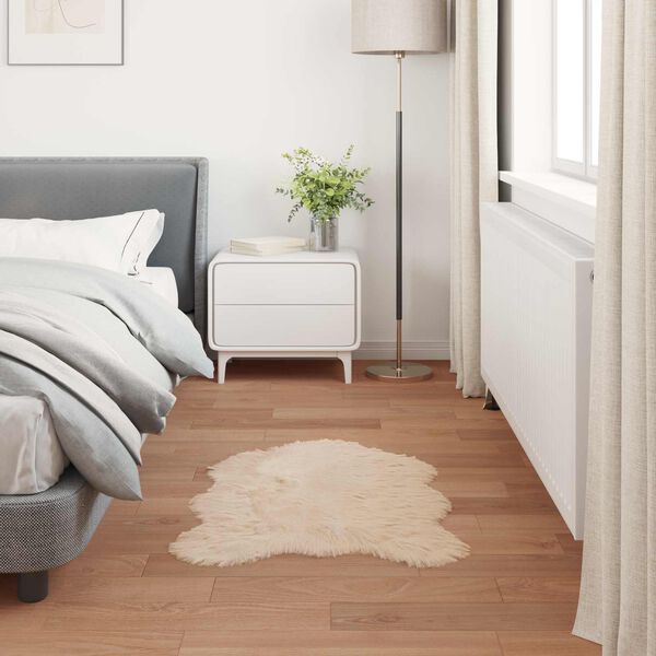 vidaXL Umělý ovčí koberec Tafalla Béžová 50 x 80 cm Polyester