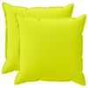 vidaXL Povlak na pol&scaron;t&aacute;ř 2 ks HOUTEN Jasně zelen&aacute; 70 x 70 cm Polyester
