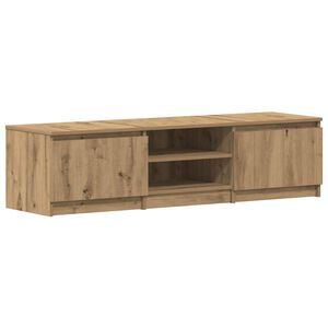 vidaXL TV skř&iacute;ňka dub artisan 140x40x36 cm kompozitn&iacute; dřevo
