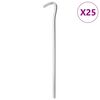 vidaXL Stanov&eacute; kol&iacute;ky 25 ks 23 cm &Oslash; 7 mm pozinkovan&aacute; ocel