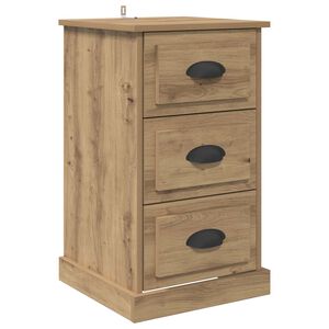 vidaXL Nočn&iacute; skř&iacute;ňka Artisanov&yacute; dub 39 x 39 x 67,5 cm Kompozitn&iacute; dřevo
