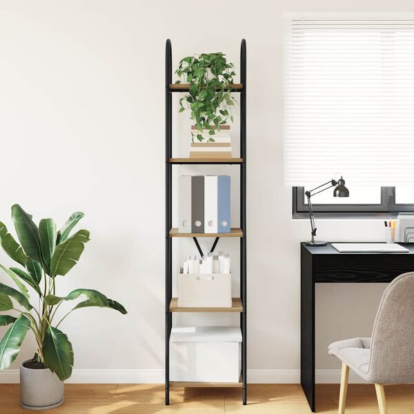 vidaXL Knihovna Artisanov&yacute; dub 40 x 30 x 183 cm Kompozitn&iacute; dřevo