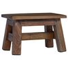 vidaXL Stolička Př&iacute;rodn&iacute; 30 x 20 x 20 cm Mahagonov&eacute; dřevo