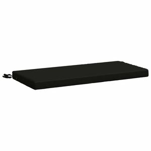 vidaXL Pol&scaron;t&aacute;ř na lavici SOEST 100% polyester Čern&aacute; 60 x 40 x 5 cm