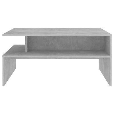 vidaXL Konferenční stolek betonově šedý 90 x 60 x 42,5 cm dřevotříska