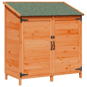 vidaXL Zahradn&iacute; shed Hněd&aacute; 106,5 x 56 x 113,5 cm Kompozitn&iacute; dřevo