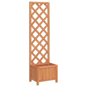 vidaXL Květin&aacute;č s mř&iacute;žkou 40x30x135 cm masivn&iacute; jedlov&eacute; dřevo